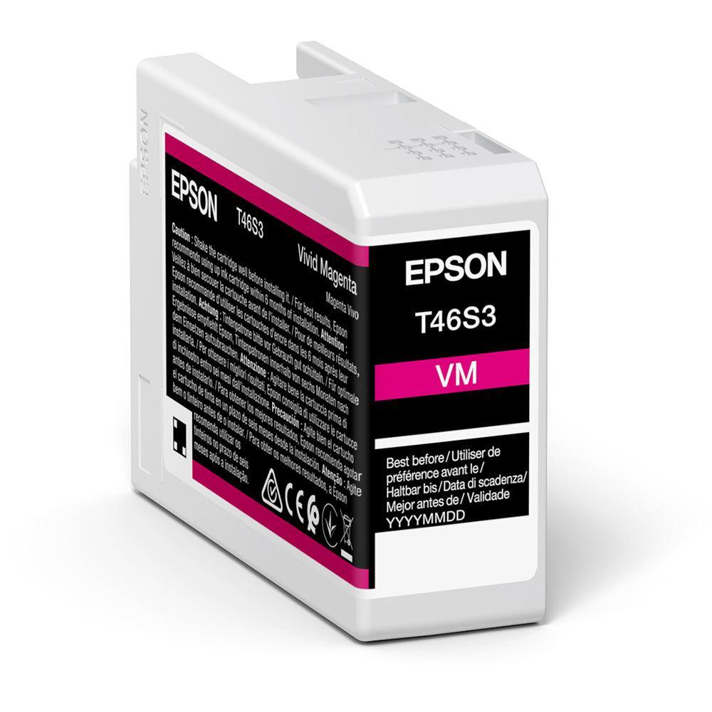 Epson C13T46S300 T46S3 Vivid Magenta UltraChrome Pro 10 Ink Cartridge (25ml)-PCR Business Solutions Ltd
